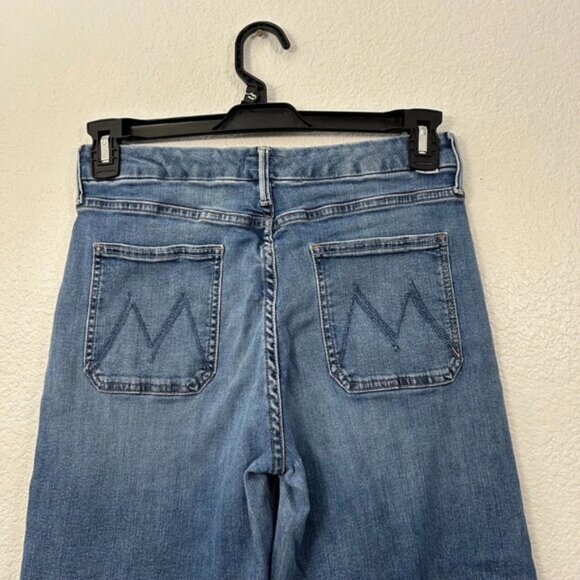 Mother The Patch Pocket Roller Skimp Flare Jeans - Picture 8 of 14